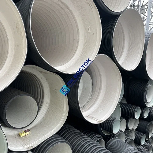 Труба пнд гофрированная 1000/851 SN8 двустенная с раструбом