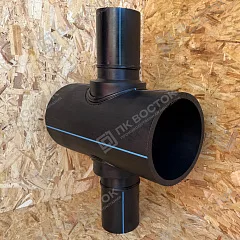 Крестовина ПНД 355х225 мм SDR11 редукционная сварная (компактная)