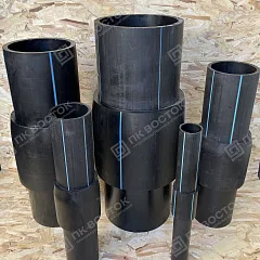 Неразъемное соединение полиэтилен-сталь (нспс) 125/108*4 мм SDR 11 вода